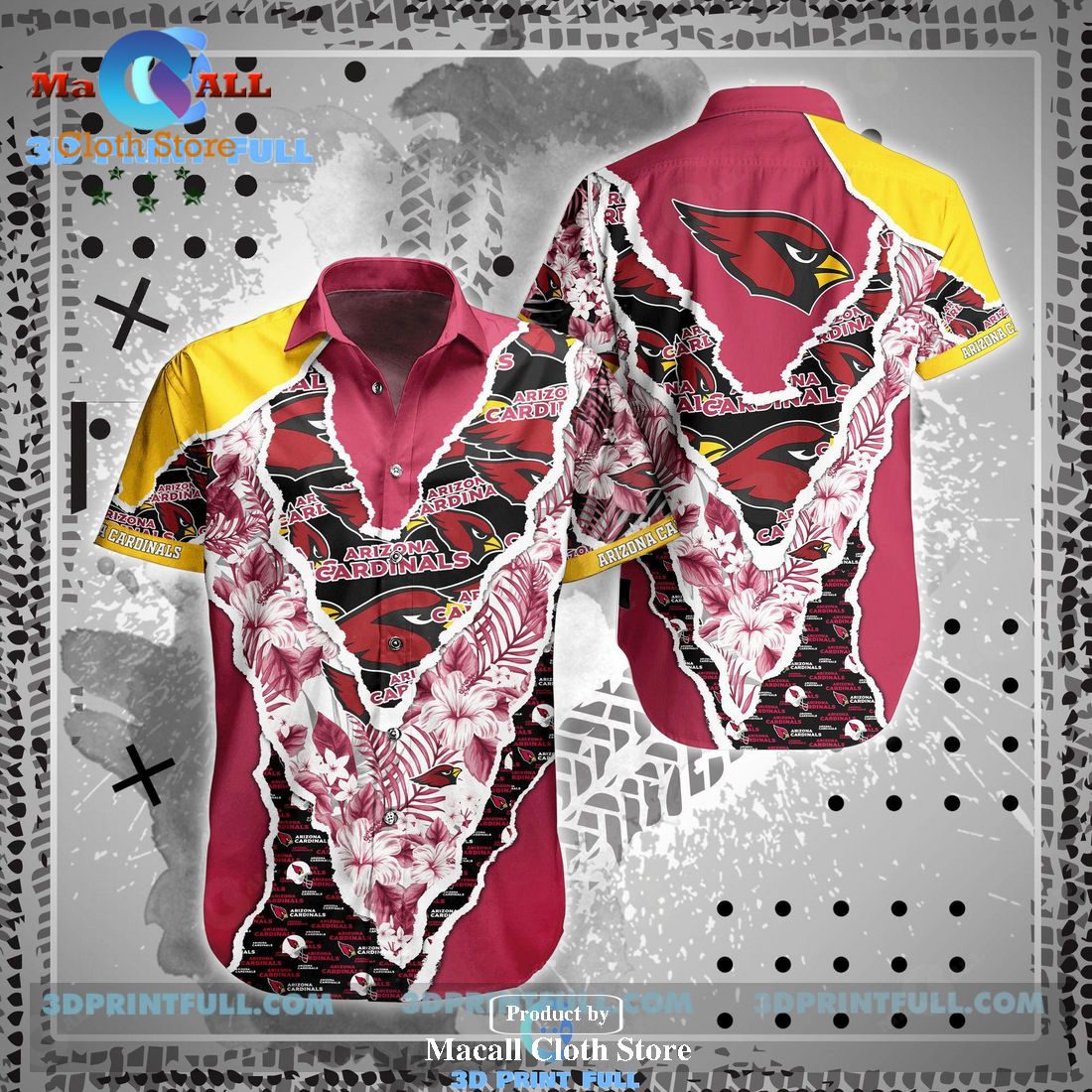 NFL Arizona Cardinals Hawaiian Shirt Trending Summer 2021 LIMITED EDITION