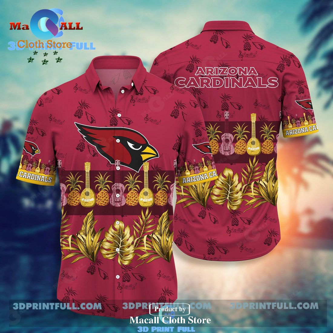 Arizona Cardinals Limited Edition Hawaiian Shirt Trendy Aloha Design 02 For  Man And Women - Trendy Aloha