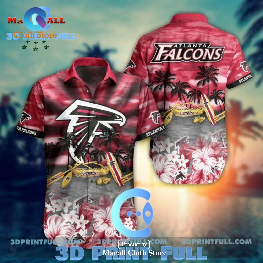 NFL Atlanta Falcons Hawaiian Shirt And Short Summer FVJ2 LIMITED ...