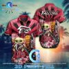 NFL Atlanta Falcons Hawaiian Shirt Flag Flower LIMITED EDITION