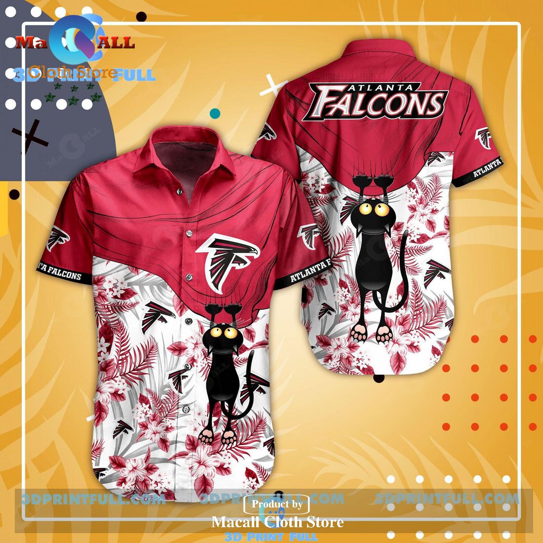 NFL Atlanta Falcons Hawaiian Shirt Short LIMITED EDITION NFL Atlanta Falcons Hawaiian Shirt Short LIMITED EDITION