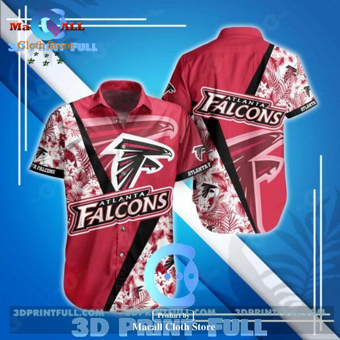 NFL Atlanta Falcons Hawaiian Shirt Style Summer Trending LIMITED EDITION NFL Atlanta Falcons Hawaiian Shirt Style Summer Trending LIMITED EDITION