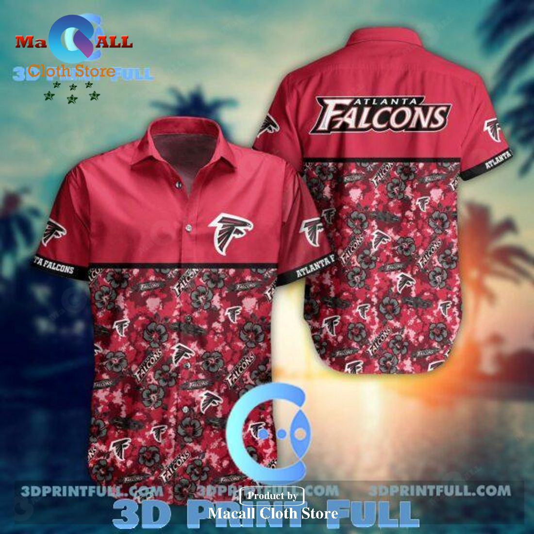 NFL Atlanta Falcons Hawaiian Shirt Trending Style Summer LIMITED EDITION NFL Atlanta Falcons Hawaiian Shirt Trending Style Summer LIMITED EDITION