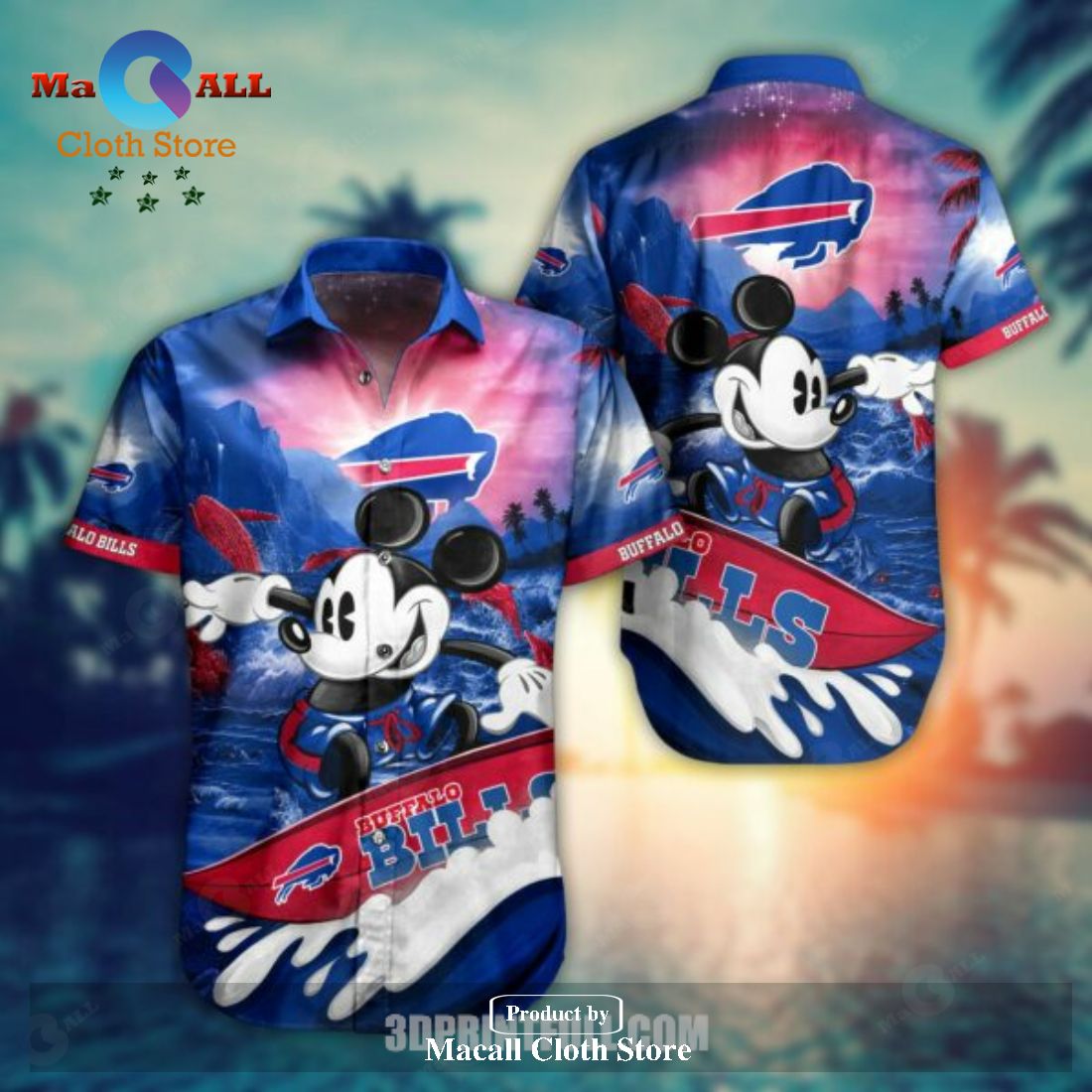 NFL Buffalo Bills Hawaiian Shirt Mickey Summer LIMITED EDITION NFL Buffalo Bills Hawaiian Shirt Mickey Summer LIMITED EDITION