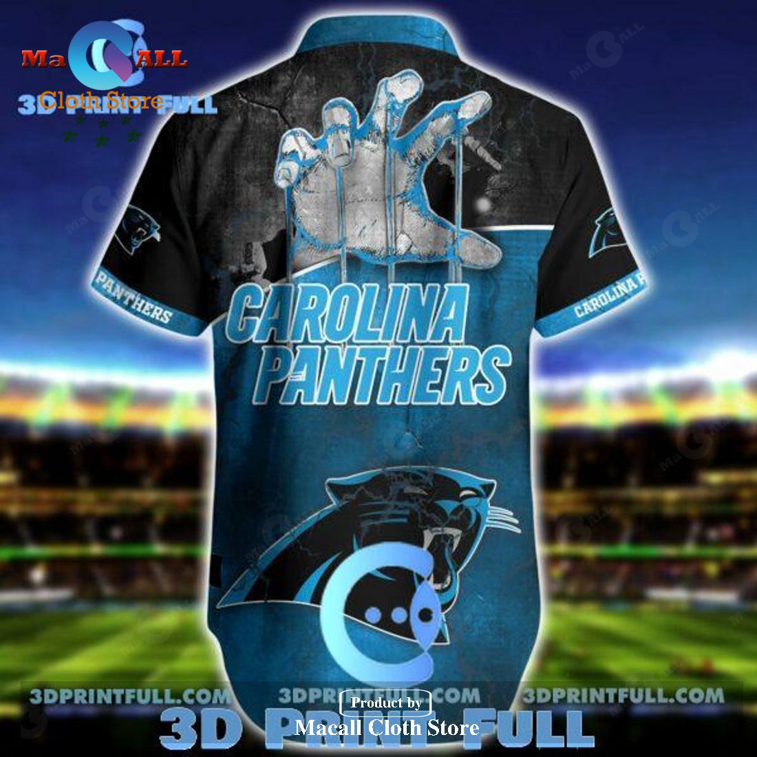 NFL Carolina Panthers Hawaiian Shirt Short 4 LIMITED EDITION