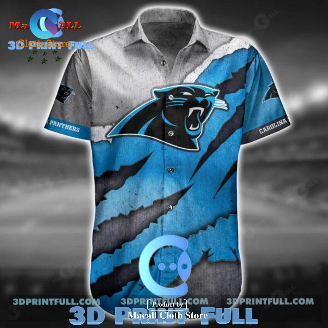 NFL Carolina Panthers Hawaiian Shirt Short 6 LIMITED EDITION