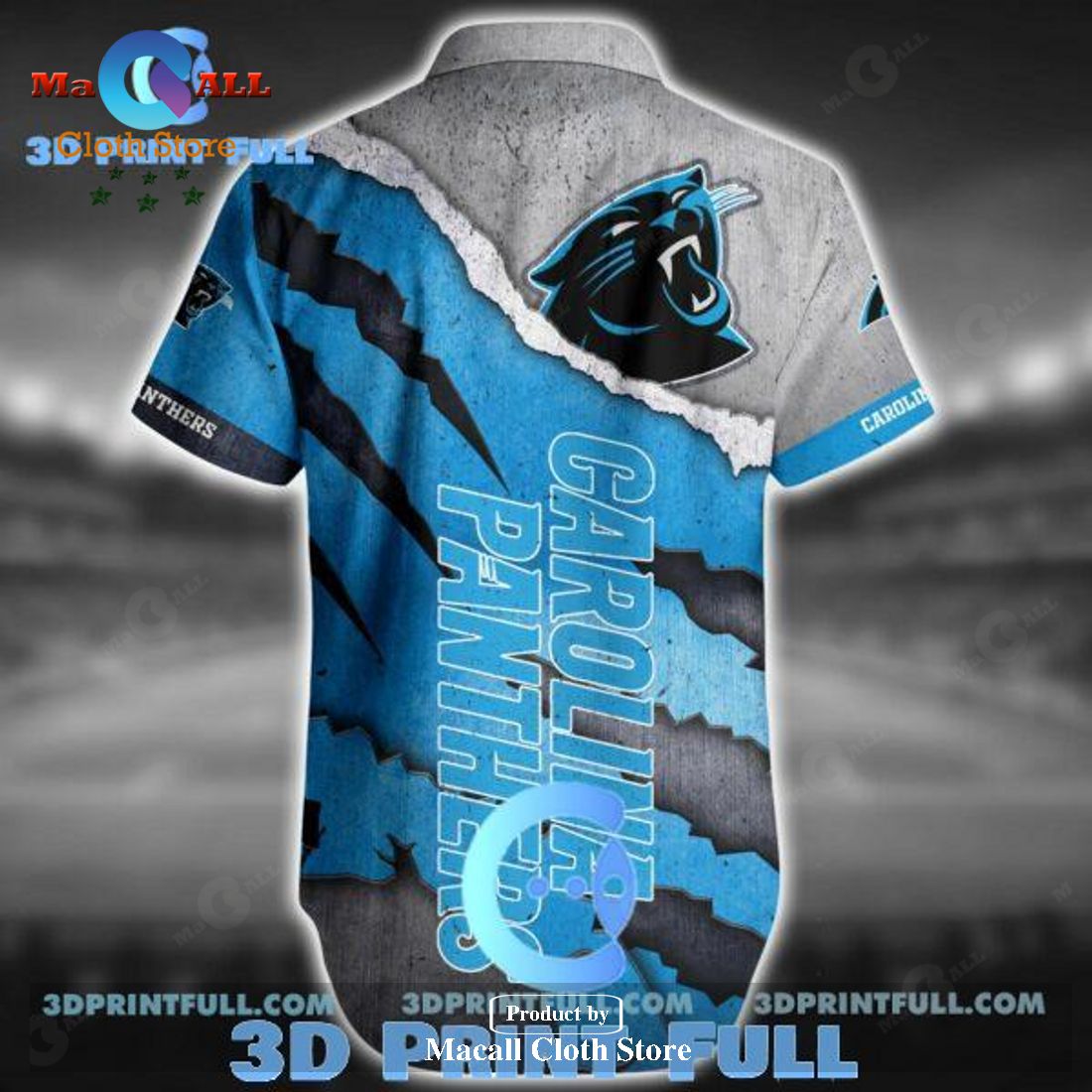 NFL Carolina Panthers Hawaiian Shirt Short 6 LIMITED EDITION