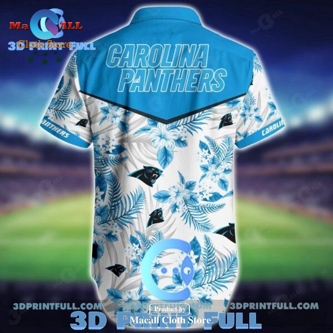 NFL Carolina Panthers Hawaiian Shirt Short 8 LIMITED EDITION