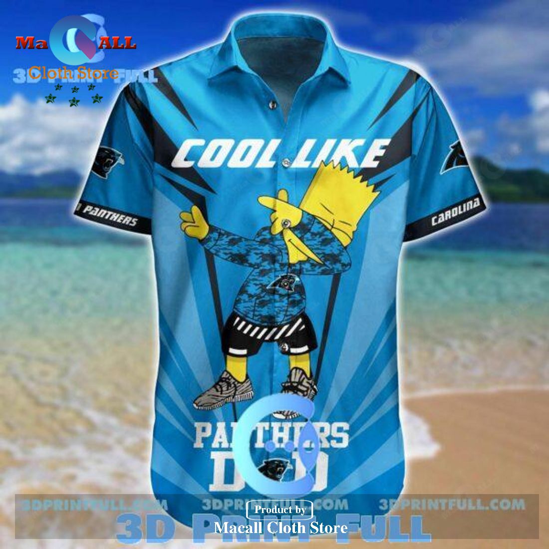 NFL Carolina Panthers Hawaiian Shirt Short Cool Like LIMITED EDITION