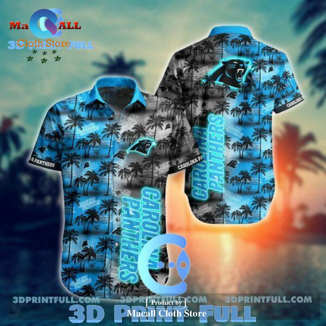 NFL Carolina Panthers Hawaiian Shirt Short Style Trending LIMITED EDITION