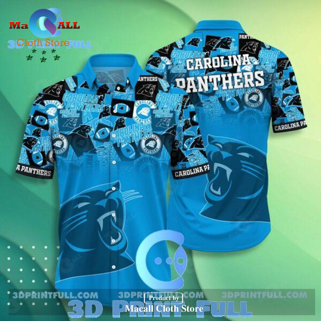 Nfl Carolina Panthers Hawaiian Shirts For Men - RaraPrints