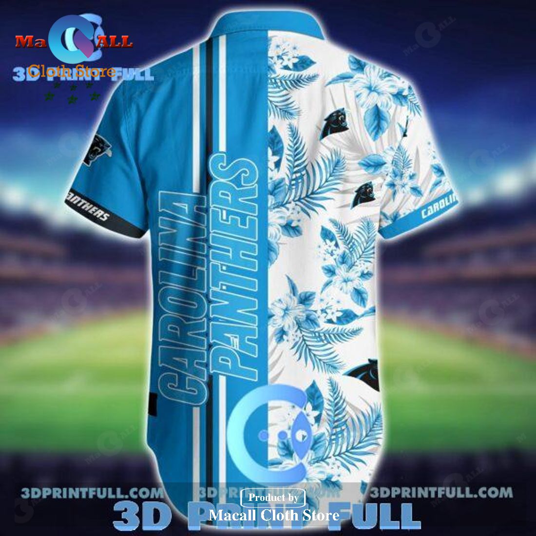 NFL Carolina Panthers Hawaiian Shirt Shorts LIMITED EDITION