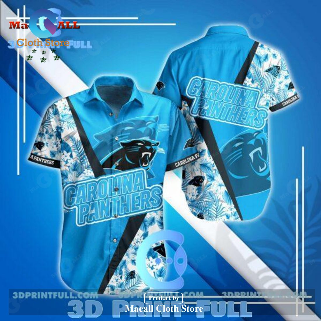 NFL Carolina Panthers Hawaiian Shirt Summer Trending LIMITED EDITION