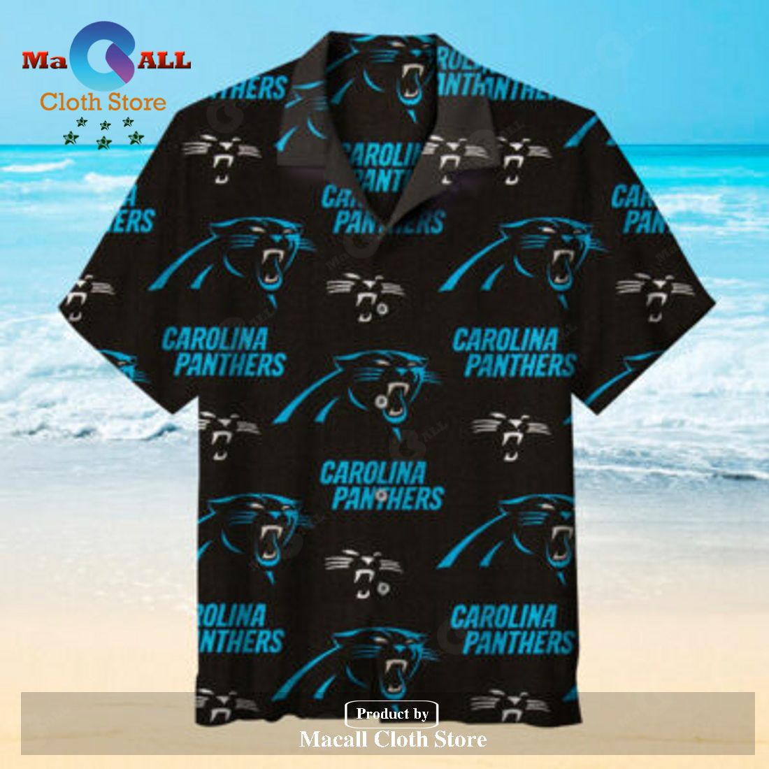 NFL Carolina Panthers logo For Man And Women Hawaiian Shirt LIMITED EDITION
