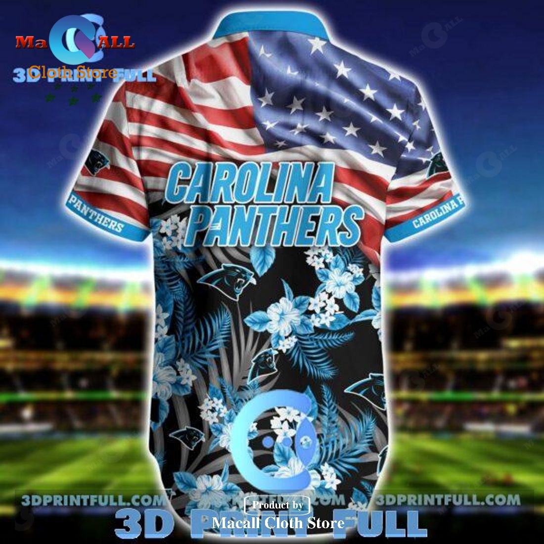 NFL Carolina Panthers Style Trending Hawaiian Shirt Short Flag LIMITED EDITION
