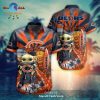 NFL Chicago Bears Hawaiian Shirt Flag Flower LIMITED EDITION