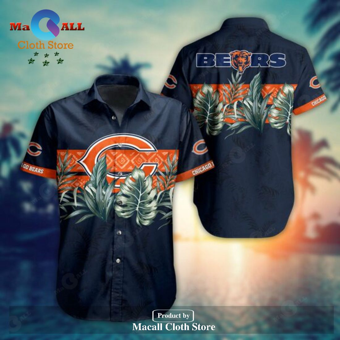 Chicago Bears NFL-Hawaii Shirt Short Style Hot Trending Summer-Hawaiian NFL