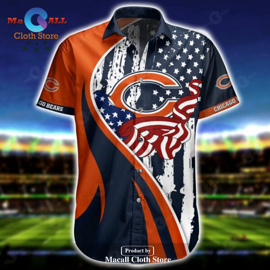 NFL Chicago Bears New Style Trending Hawaiian Shirt Short LIMITED EDITION