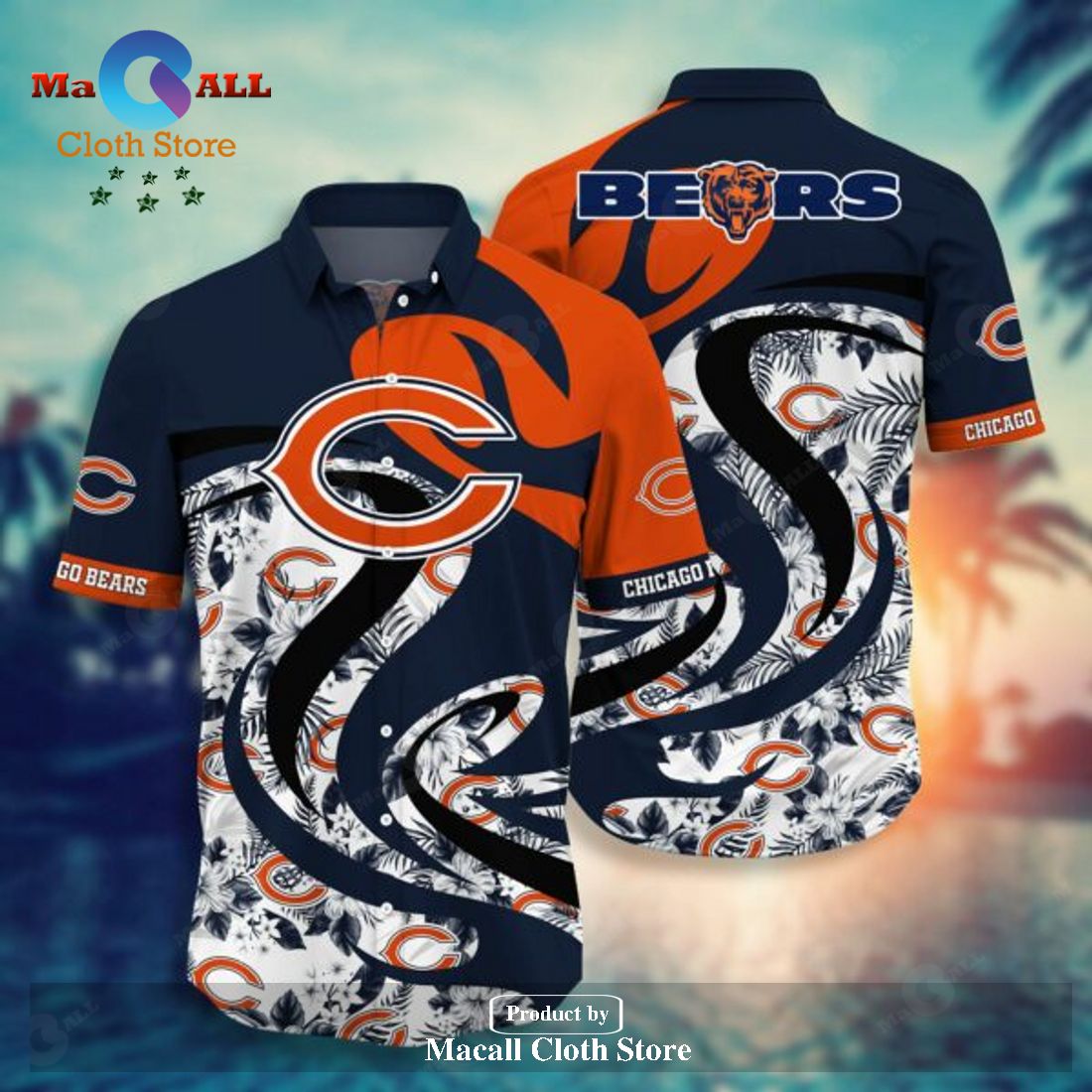 NFL Chicago Bears Style Trending Model 1 Hawaiian Shirt LIMITED EDITION