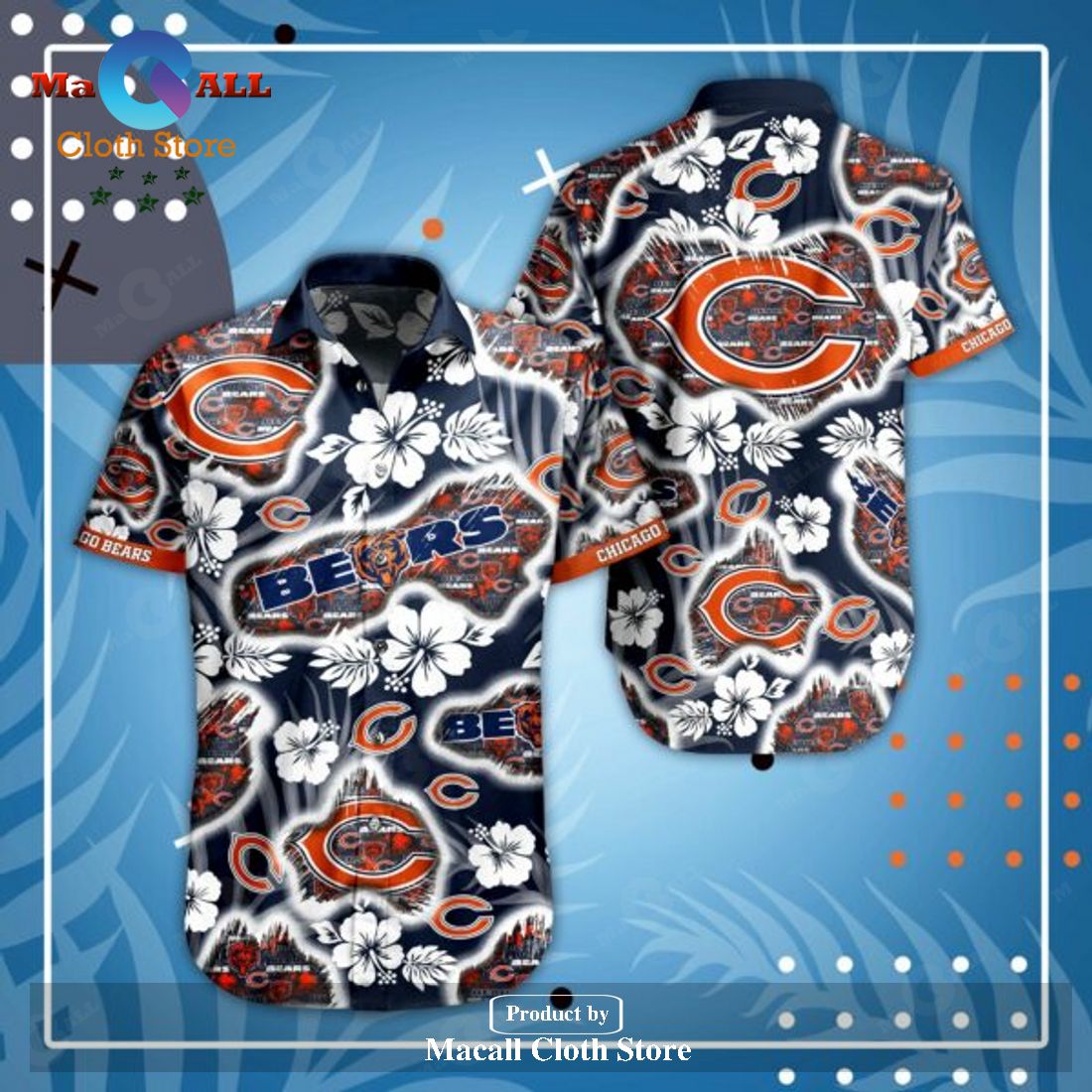 NFL Chicago Bears Style Trending Model 1 Hawaiian Shirt Short For Fans LIMITED EDITION
