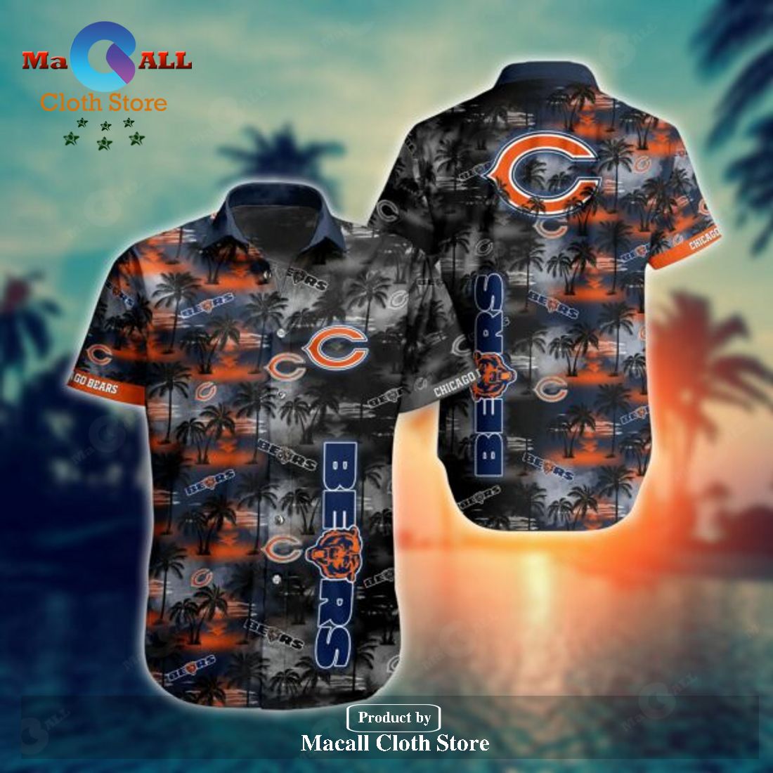 NFL Chicago Bears Style Trending Model 2 Hawaiian Shirt Short For Fans LIMITED EDITION