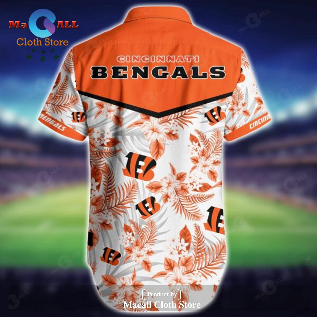 NFL Cincinnati Bengals Kingkong Godzilla Hawaiian Shirt - Owl Fashion Shop