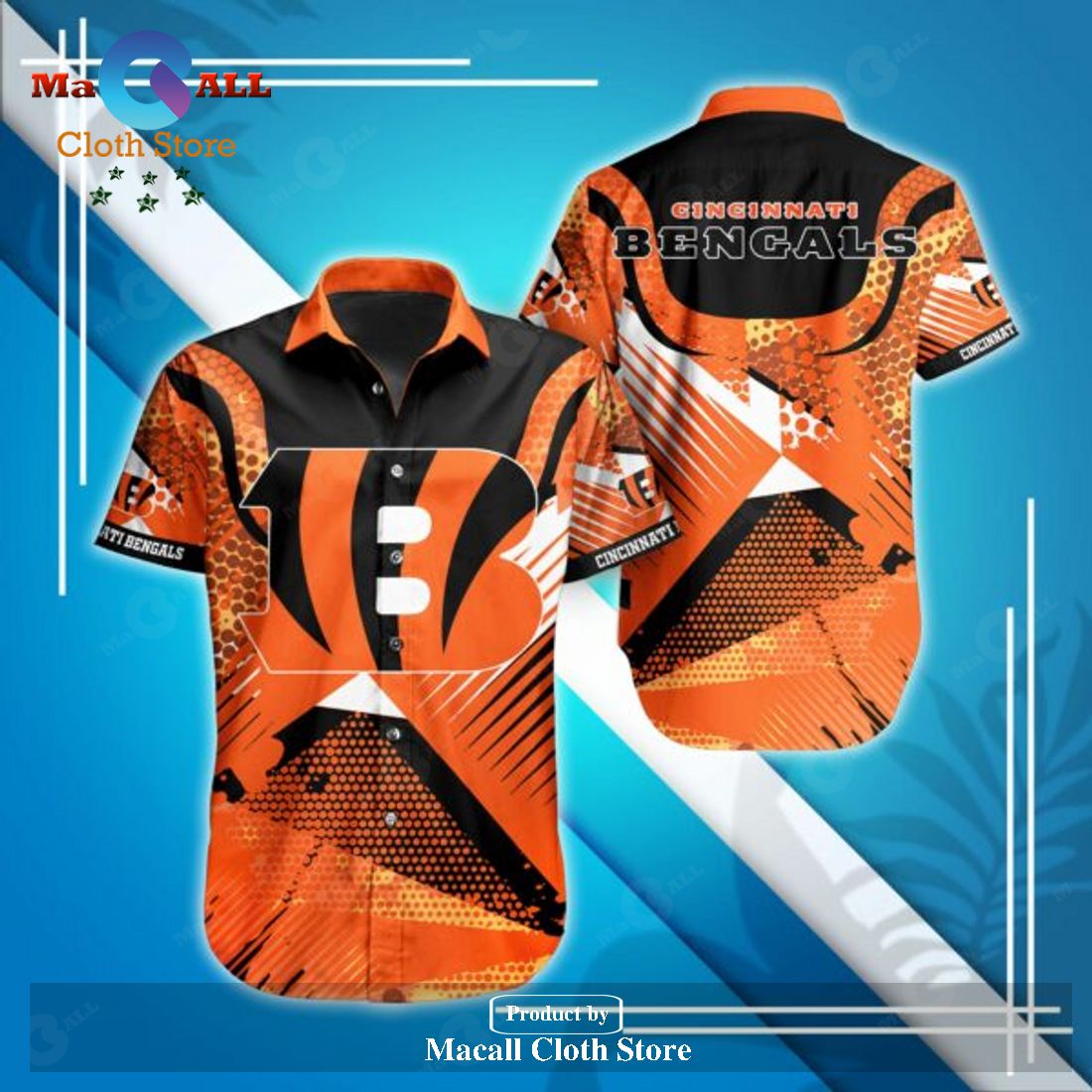 NFL Cincinnati Bengals Hawaiian Shirt Top Trending Summer LIMITED EDITION NFL Cincinnati Bengals Hawaiian Shirt Top Trending Summer LIMITED EDITION