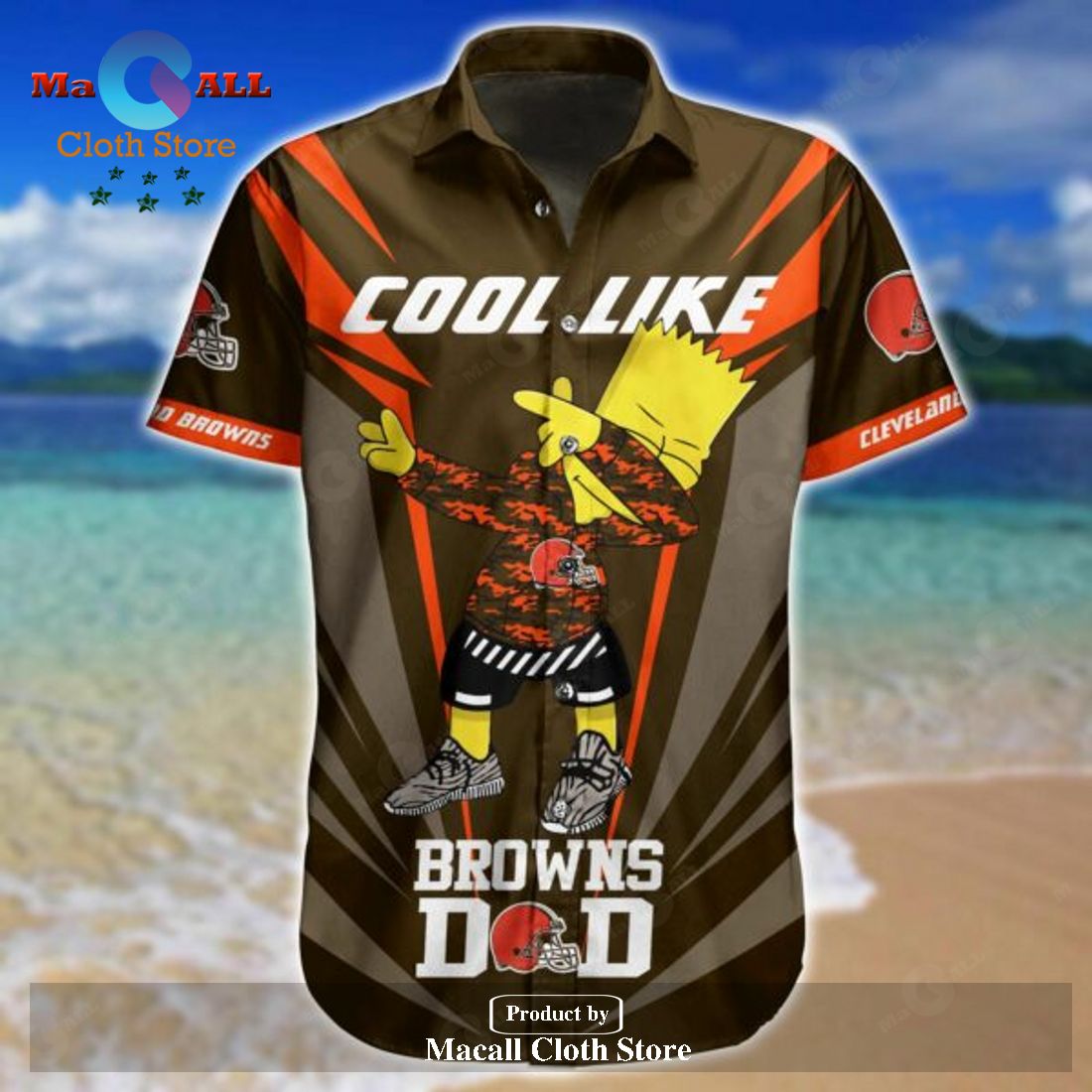 NFL Cleveland Browns Hawaiian Shirt Short Cool Like LIMITED EDITION NFL Cleveland Browns Hawaiian Shirt Short Cool Like LIMITED EDITION