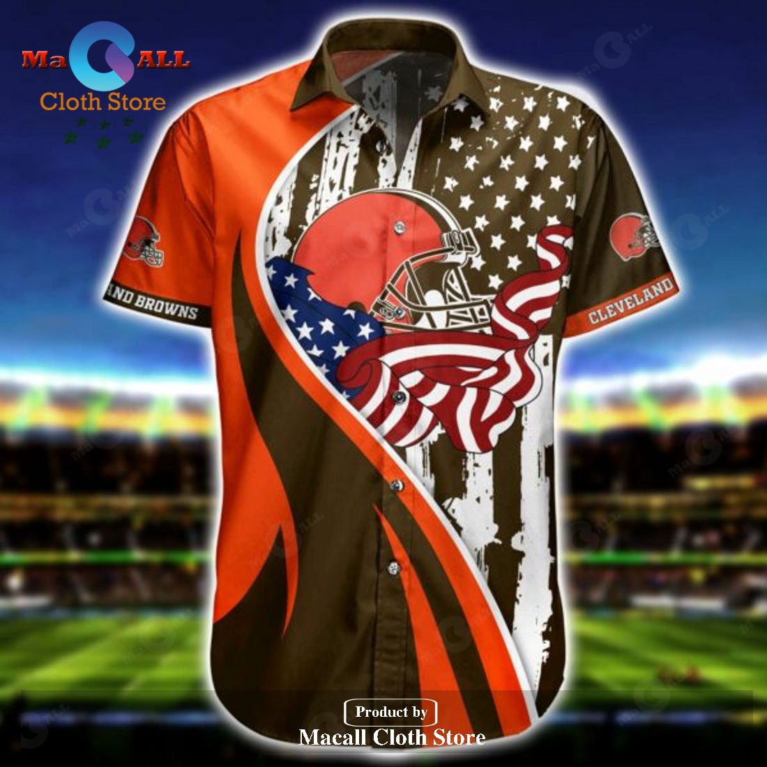 NFL Cleveland Browns Hawaiian Shirt Short For Fan LIMITED EDITION NFL Cleveland Browns Hawaiian Shirt Short For Fan LIMITED EDITION
