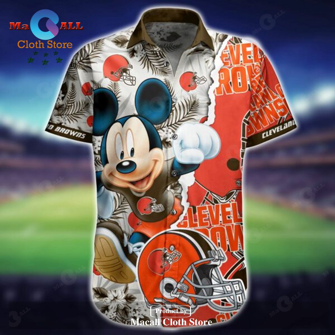 NFL Cleveland Browns Hawaiian Shirt short Summer 02 LIMITED EDITION