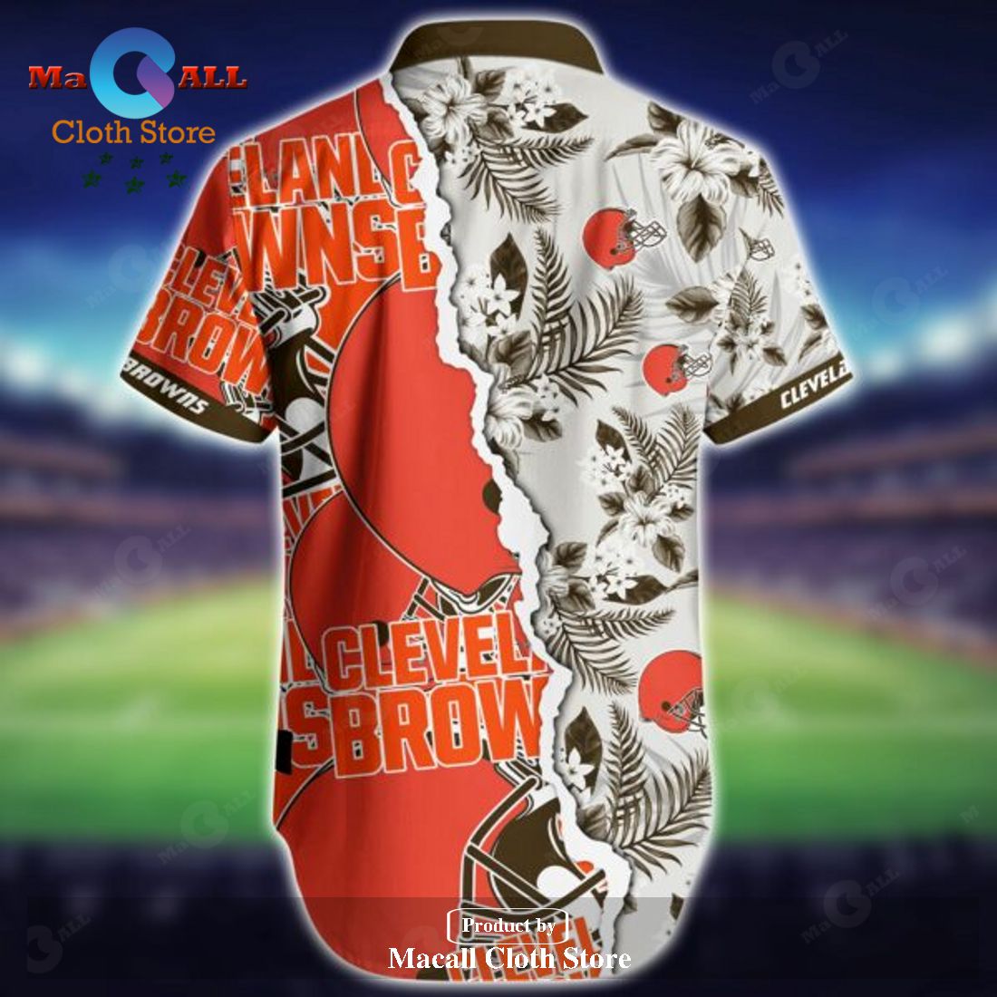 NFL Cleveland Browns Hawaiian Shirt short Summer 02 LIMITED EDITION