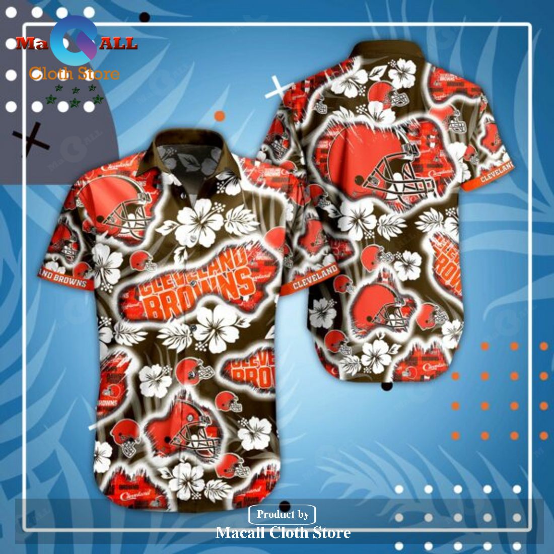 NFL Cleveland Browns Hawaiian Shirt Short Summer 03 LIMITED EDITION