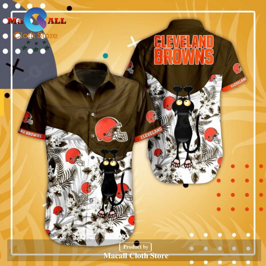 NFL Cleveland Browns Hawaiian Shirt Short Summer 04 LIMITED EDITION