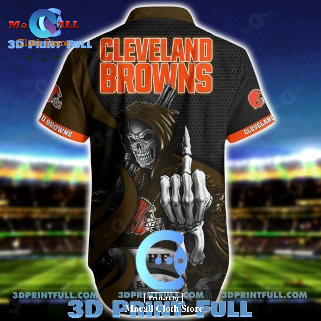 NFL Cleveland Browns Hawaiian Shirt Short Summer All over print LIMITED EDITION
