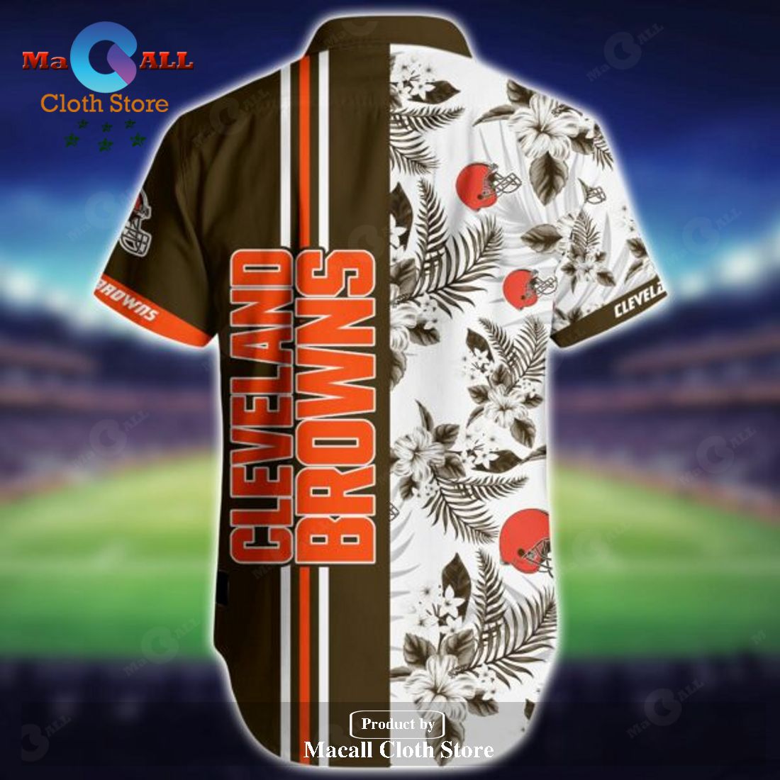 NFL Cleveland Browns Hawaiian Shirt Shorts Summer LIMITED EDITION