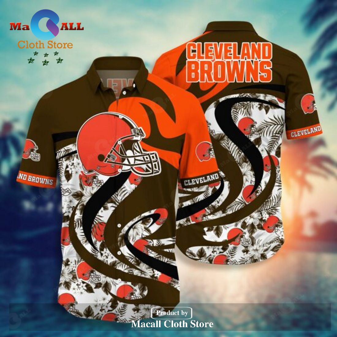 NFL Cleveland Browns Funny 3D NFL Hawaiian Shirt For Fans - Bring Your  Ideas, Thoughts And Imaginations Into Reality Today