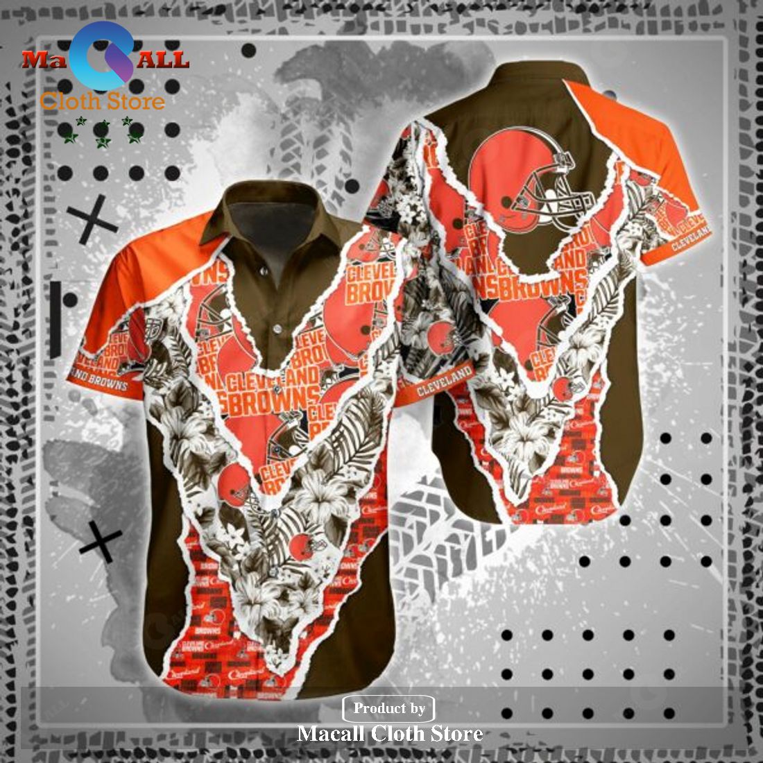 NFL Cleveland Browns Hawaiian Shirt Summer FVJ1 LIMITED EDITION NFL Cleveland Browns Hawaiian Shirt Summer FVJ1 LIMITED EDITION