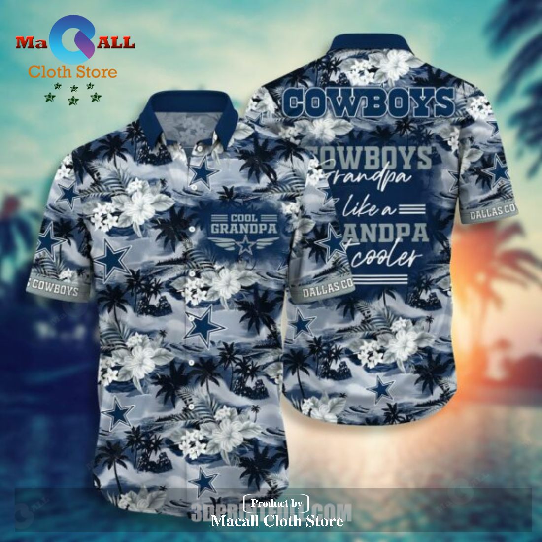NFL Dallas Cowboys Hawaiian Shirt For Grandparent New LIMITED EDITION