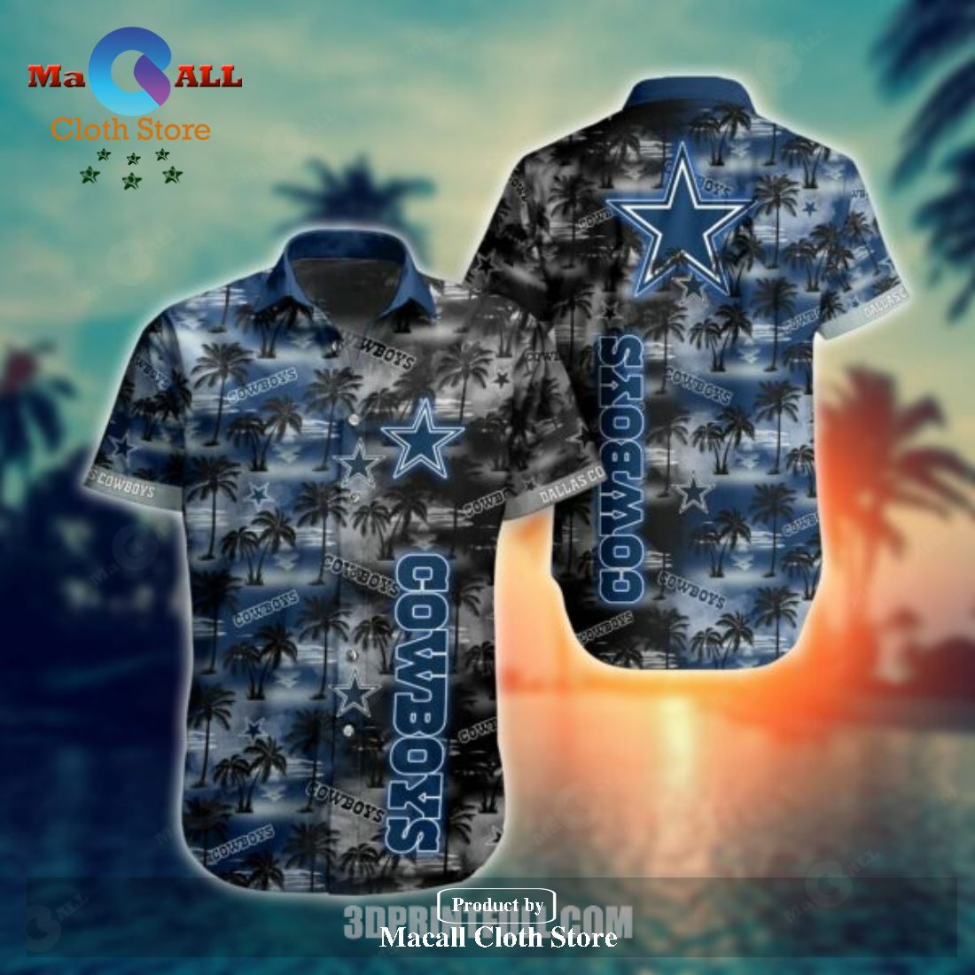NFL Dallas Cowboys Hawaiian Shirt Short Style Summer LIMITED EDITION