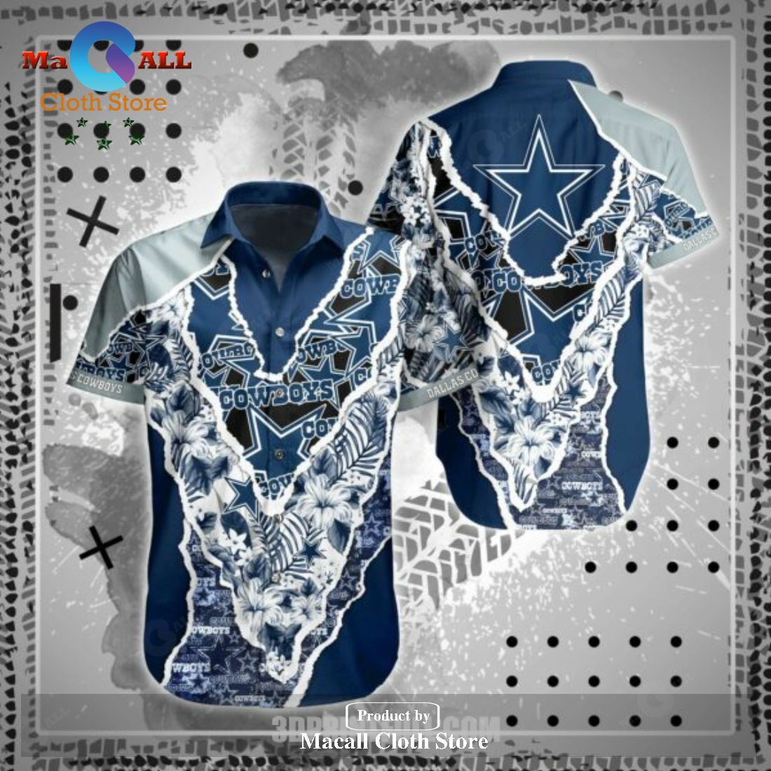 NFL Dallas Cowboys Style Trending Model 1 Hawaiian Shirt And Short This Summer LIMITED EDITION