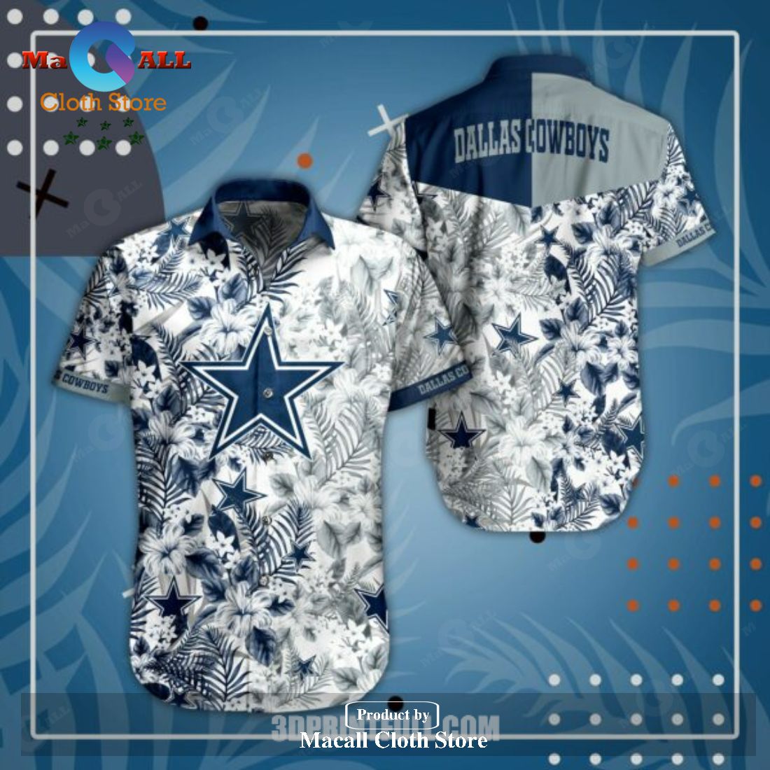 NFL Dallas Cowboys Style Trending Model 4 Hawaiian Shirt Short For Fans LIMITED EDITION