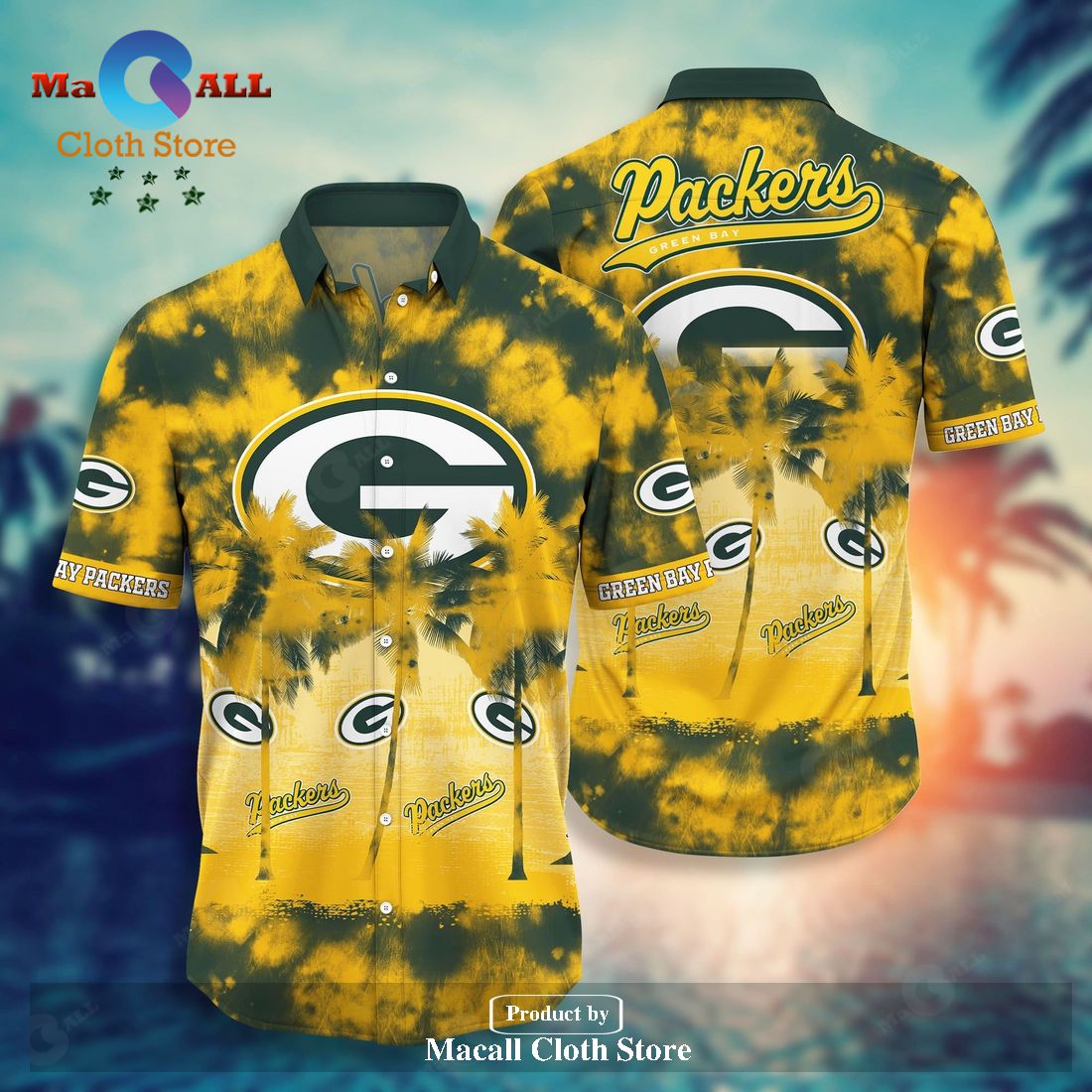 NFL Green Bay Packers logo Hawaiian Shirt and Short LIMITED EDITION