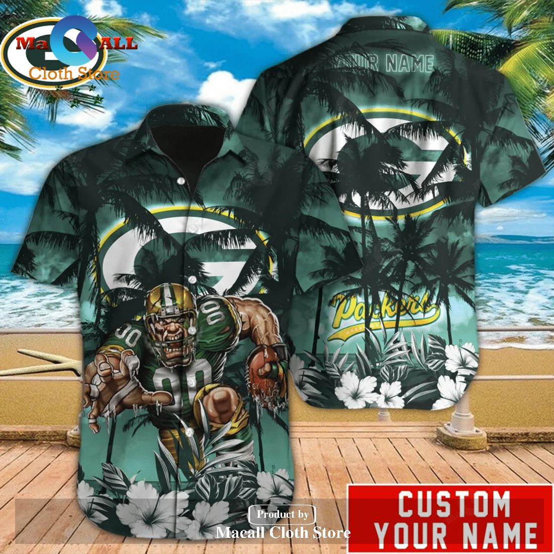 NFL Green Bay Packers Style Hawaiian Shirt LIMITED EDITION