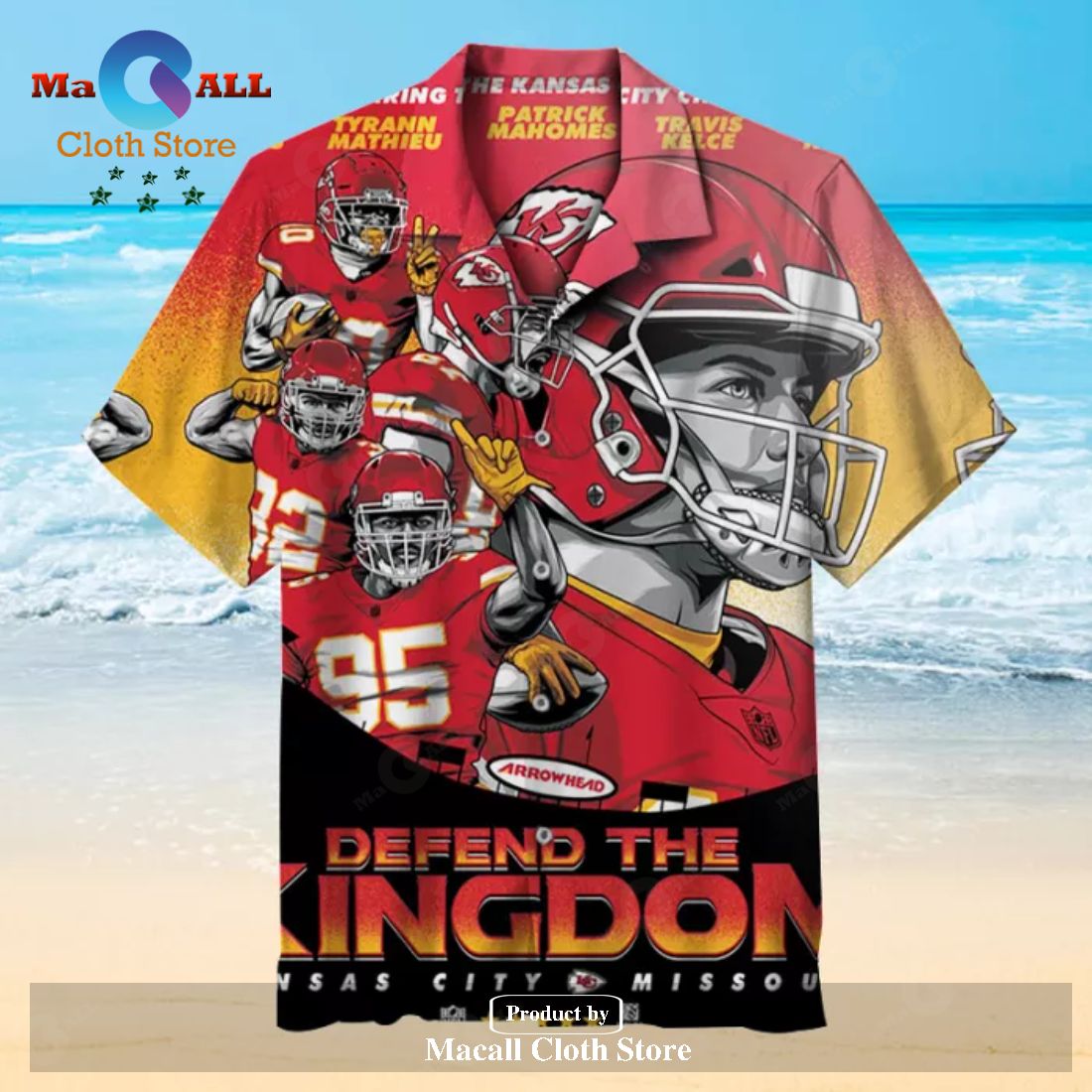 NFL Kansas City Chiefs Logo Hawaiian Shirt LIMITED EDITION