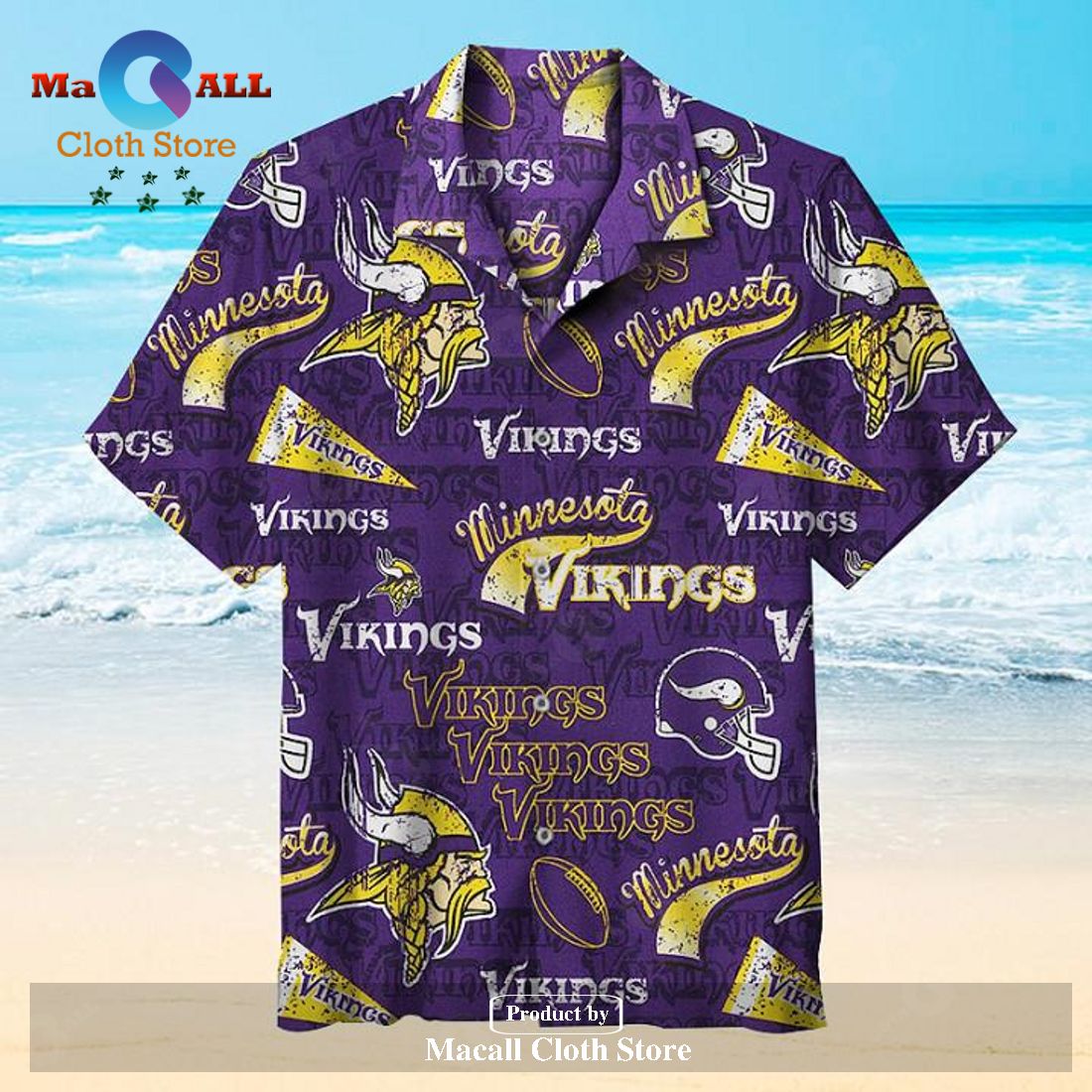 NFL Minnesota Vikings Hawaiian shirt Sleeve Shirt LIMITED EDITION
