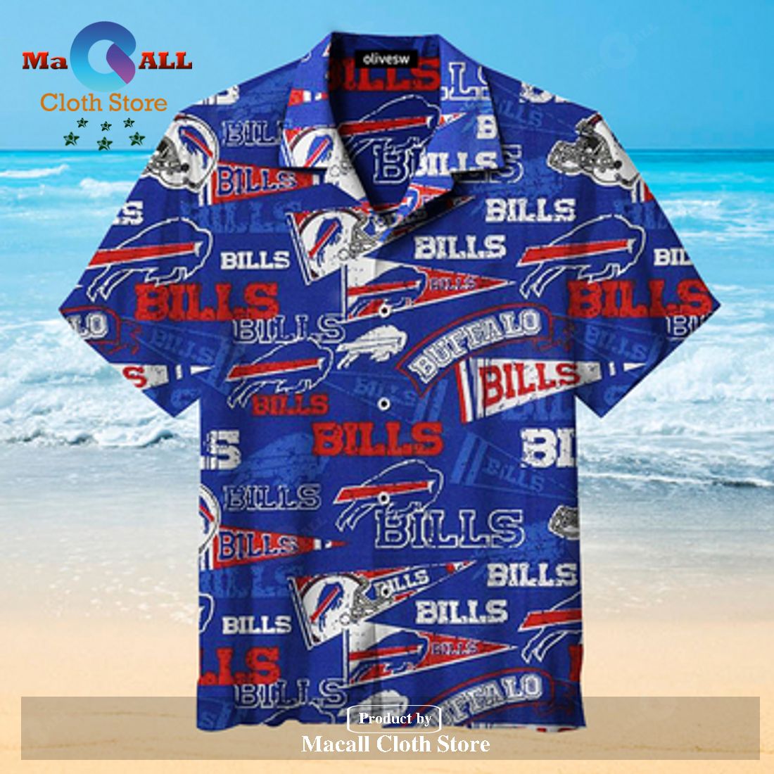 Retro Buffalo Bills Baseball Hawaiian Shirt All over print All Over Print Model 15 LIMITED EDITION Retro Buffalo Bills Baseball Hawaiian Shirt All over print All Over Print Model 15 LIMITED EDITION