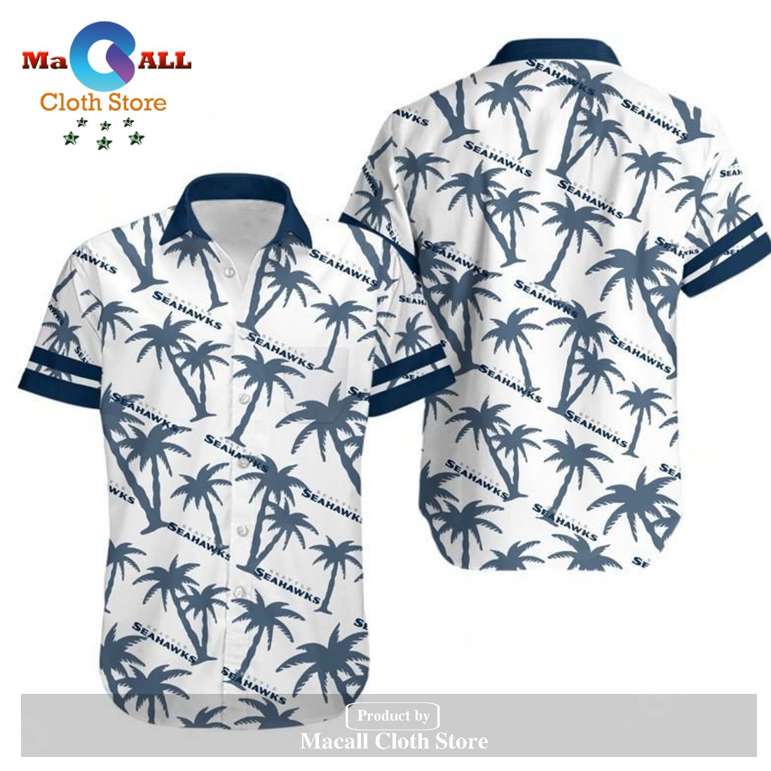 Seattle Seahawks Coconut Tree NFL Gift For Fan Hawaii Shirt and Shorts LIMITED EDITION