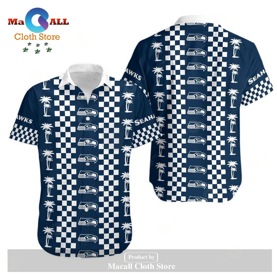 Seattle Seahawks coconut trees Hawaii Shirt and Shorts Summer Collections LIMITED EDITION Seattle Seahawks coconut trees Hawaii Shirt and Shorts Summer Collections LIMITED EDITION