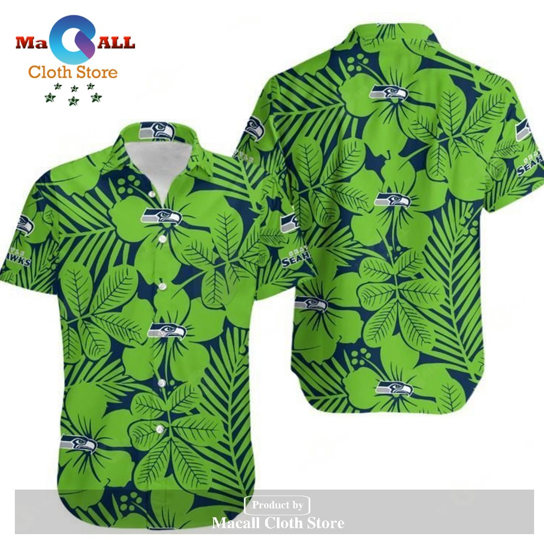 Seattle Seahawks Style Trending Flower Hawaii Shirt and Shorts Summer Collection LIMITED EDITION