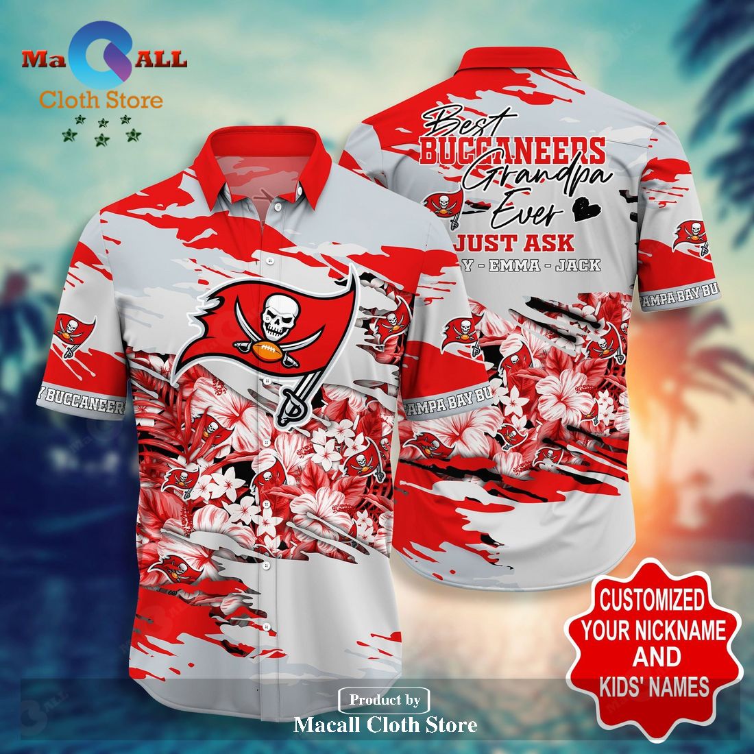 Tampa Bay Buccaneers -Pesonalized Hawaii Shirt Summer Collection LIMITED EDITION
